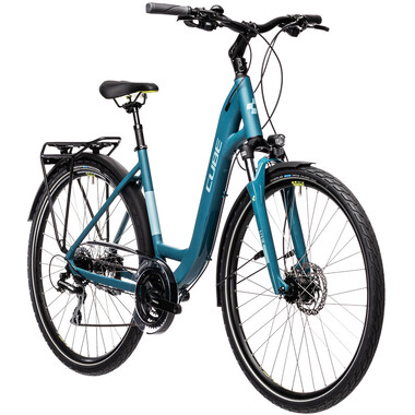 Bicicleta de paseo CUBE TOURING ONE WAVE Azul 2021 0